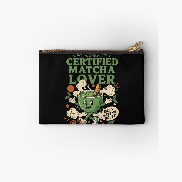 Aperçu de l'œuvre Matcha Obsession Certifié Amoureux du Matcha Quotidien créée et vendue par LuminOrb.