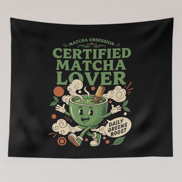 Item preview, Matcha Obsession Certified Matcha Lover Daily designed and sold by LuminOrb.