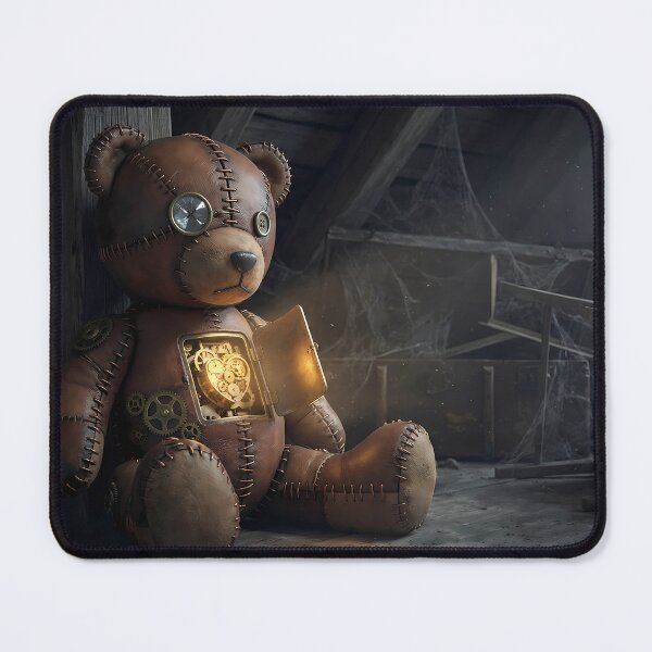 Item preview, The Forgotten Bear - A Lonely Steampunk Teddy Bear with a Heart designed and sold by Neon Nature Studio.