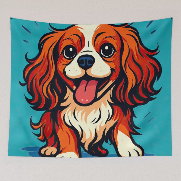 Item preview, Cavalier King Charles Spaniel | Comics stylCartoone -  designed and sold by ComicsFactory.
