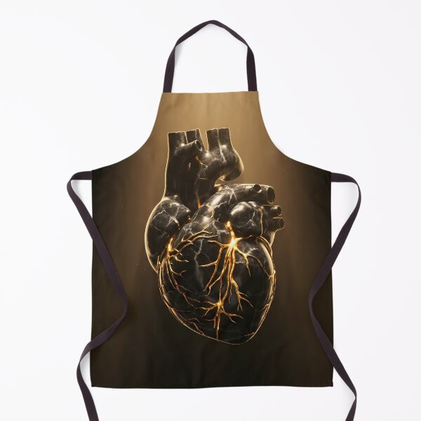 Item preview, Kintsugi Heart - Golden Healing & Resilience designed and sold by Neon Nature Studio.