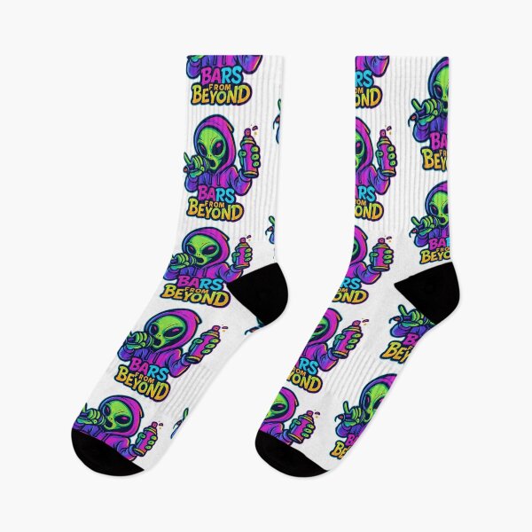 Item preview, UFO Graffiti Alien – Bars From Beyond designed and sold by BoralisSynth.