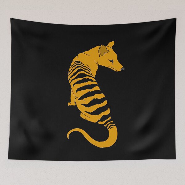 Item preview, Thylacine Tasmanian Tiger Ink Art designed and sold by imvgjodtquw7.