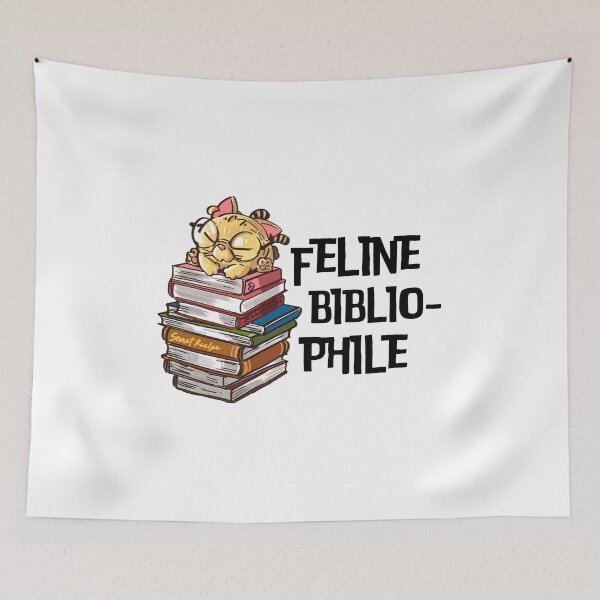Item preview, Funny Book Cat Lover Quote Feline Bibliophile designed and sold by Artycom.