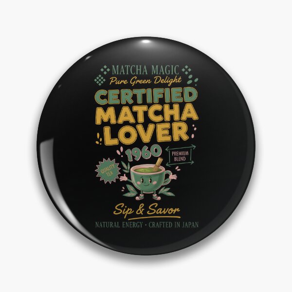 Item preview, Certified Matcha Lover 1960 Matcha Magic Tea designed and sold by LuminOrb.