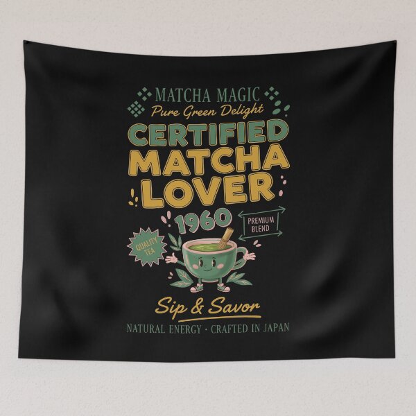 Item preview, Certified Matcha Lover 1960 Matcha Magic Tea designed and sold by LuminOrb.