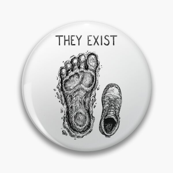 Item preview, Sasquatch Footprint Evidence - Bigfoot Cryptid Creature designed and sold by bapupa.