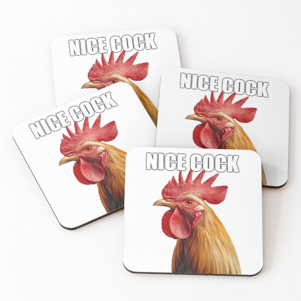 Item preview, Nice Cock Funny Rooster Meme - Sarcastic Bird Humor designed and sold by MemeDripStore.