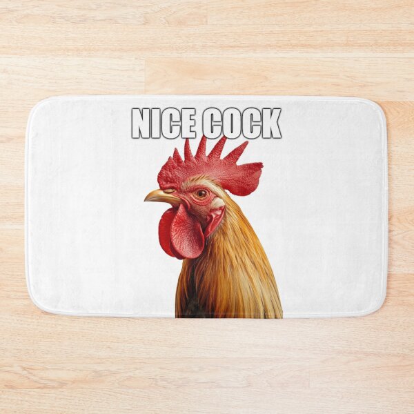 Item preview, Nice Cock Funny Rooster Meme - Sarcastic Bird Humor designed and sold by MemeDripStore.