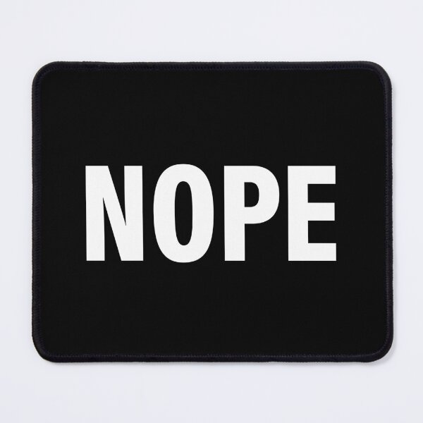 Item preview, Minimal Nope Statement For Quiet Boundaries designed and sold by unrealindeed.