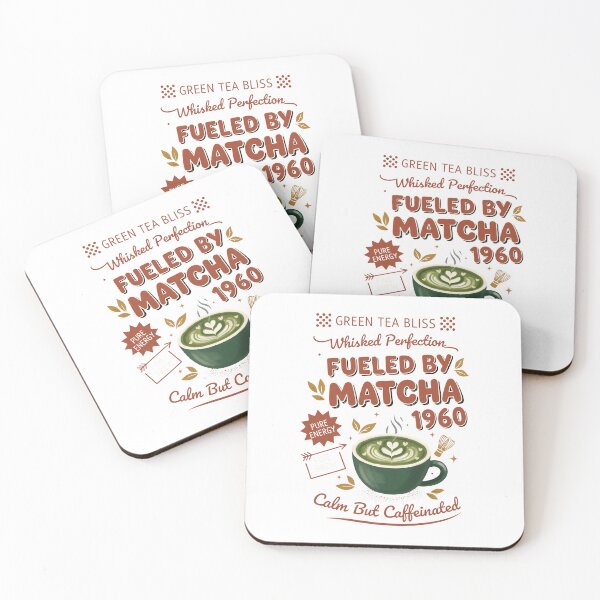 Item preview, Fueled By Matcha 1960 Green Tea Matcha Lover designed and sold by LuminOrb.
