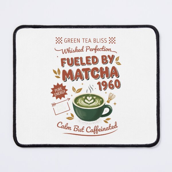 Item preview, Fueled By Matcha 1960 Green Tea Matcha Lover designed and sold by LuminOrb.