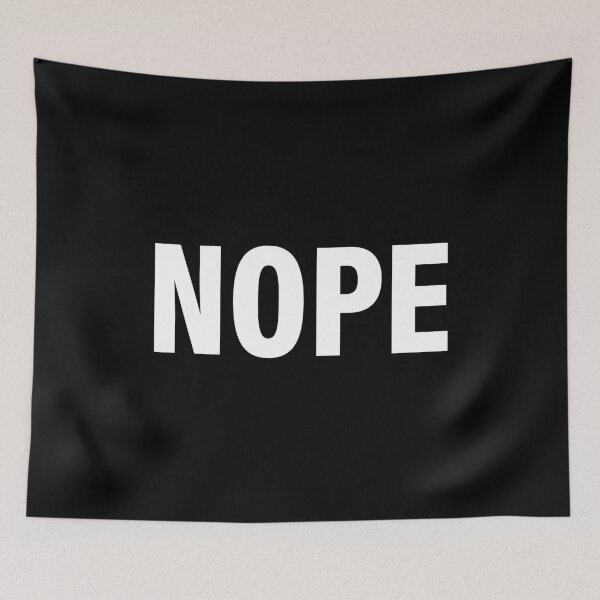 Item preview, Minimal Nope Statement For Quiet Boundaries designed and sold by unrealindeed.