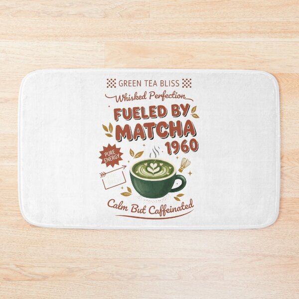 Item preview, Fueled By Matcha 1960 Green Tea Matcha Lover designed and sold by LuminOrb.