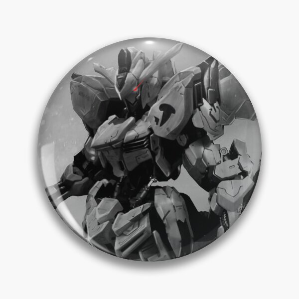 Item preview, black white barbatos full colour art ASW G01 Gundam Bael full artwork  designed and sold by sabartgunpla.
