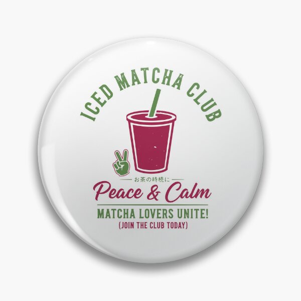 Item preview, Iced Matcha Club Peace And Calm Matcha Lovers designed and sold by LuminOrb.
