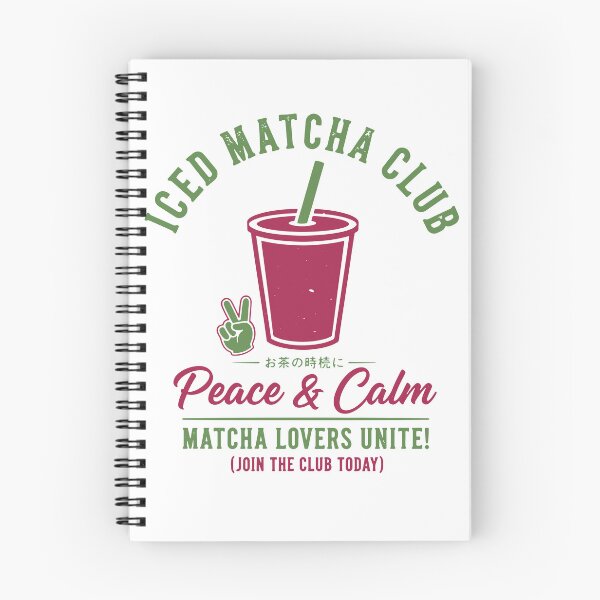 Item preview, Iced Matcha Club Peace And Calm Matcha Lovers designed and sold by LuminOrb.