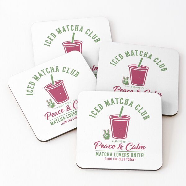 Item preview, Iced Matcha Club Peace And Calm Matcha Lovers designed and sold by LuminOrb.