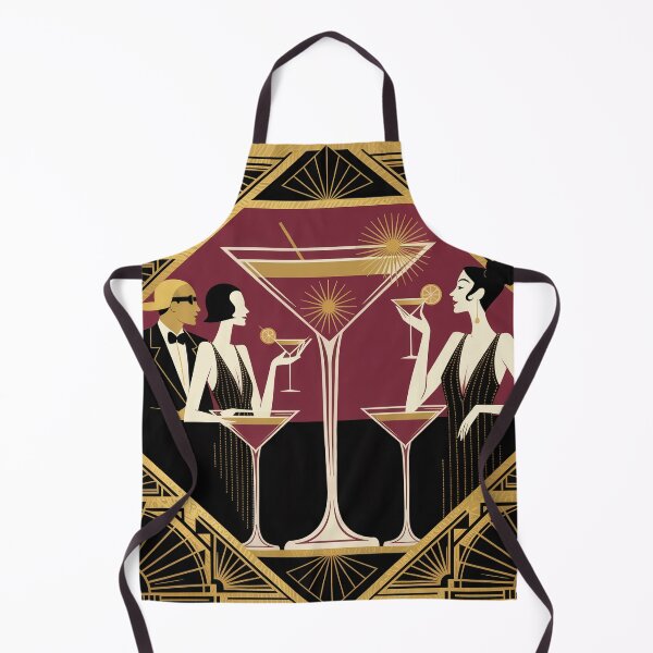 Item preview, Art Deco Cocktail Lounge Illustration | Vintage 1920s Gatsby Retro Glam Design designed and sold by Tamas Das.