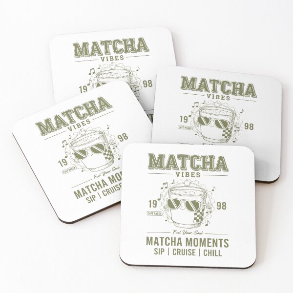 Item preview, Matcha Vibes Matcha Moments Sip Cruise Chill Green designed and sold by LuminOrb.
