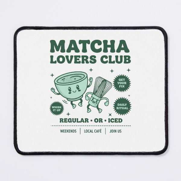Item preview, Matcha Lovers Club Whisk It Up Regular Or Iced designed and sold by LuminOrb.