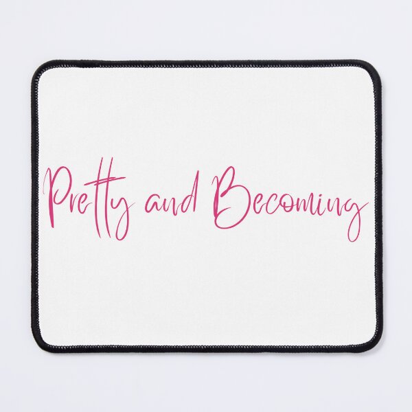 Item preview, Pretty and Becoming – Minimal Typography  designed and sold by KleanGirlAesthetics.