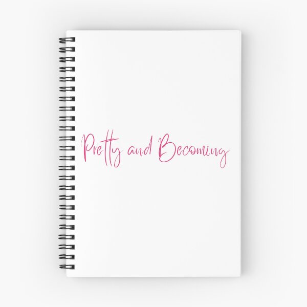 Item preview, Pretty and Becoming – Minimal Typography  designed and sold by KleanGirlAesthetics.