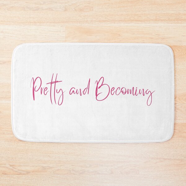 Item preview, Pretty and Becoming – Minimal Typography  designed and sold by KleanGirlAesthetics.