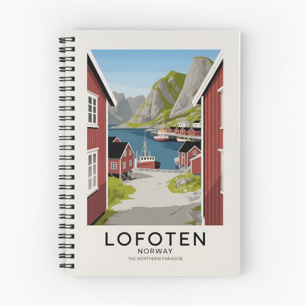Item preview, Vintage Travel Poster - Lofoten Norway designed and sold by Museum Of Non-Existing Art.