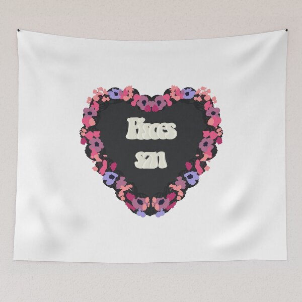 Item preview, Pisces Season Star Sign Love Heart Birthday Cake designed and sold by FreeOrca.