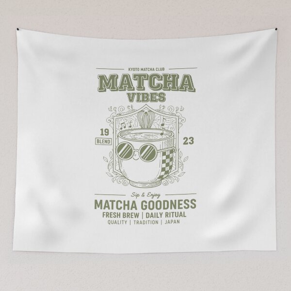 Item preview, Matcha Vibes Kyoto Matcha Club Matcha Goodness designed and sold by LuminOrb.