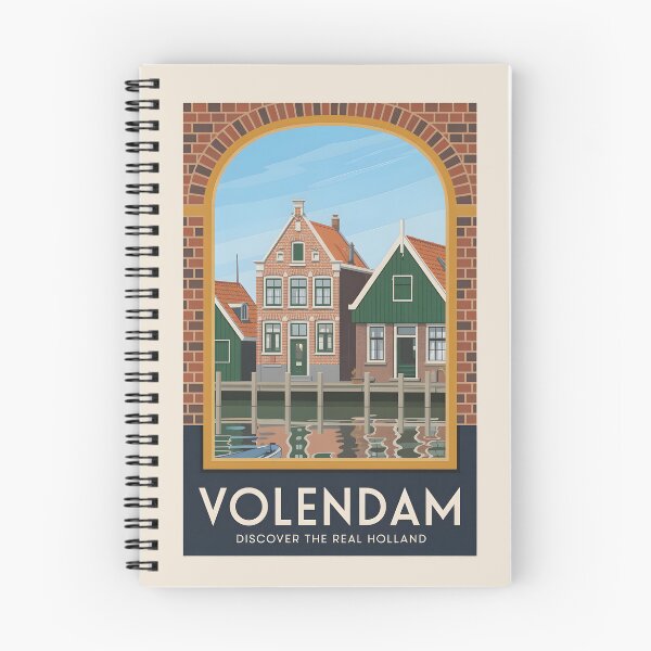 Item preview, Vintage Travel Poster - Volendam The Netherlands designed and sold by Museum Of Non-Existing Art.