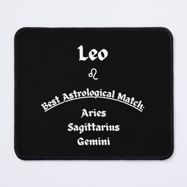 Item preview, Leo Best Astrological Match – Zodiac Compatibility Design designed and sold by MOKRONOS.
