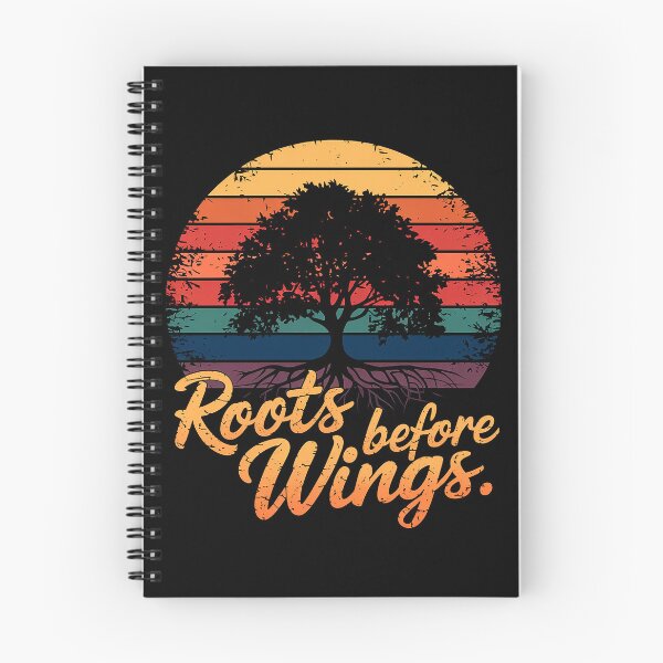 Item preview, Roots Before Wings – Growth & Grounded Strength Retro Art designed and sold by Exodoi.