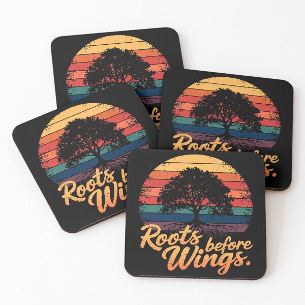Item preview, Roots Before Wings – Growth & Grounded Strength Retro Art designed and sold by Exodoi.