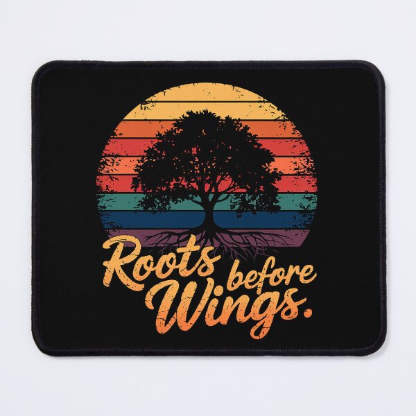 Item preview, Roots Before Wings – Growth & Grounded Strength Retro Art designed and sold by Exodoi.