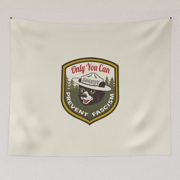 Item preview, Only You Can Prevent Fascism Vintage Smokey the Bear designed and sold by lauragraves.