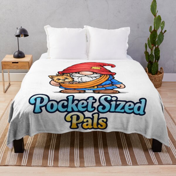 Item preview, Pocket Sized Pals – Gnome Carrying Tiny Yorkie designed and sold by Moriarty's Digital Visions.
