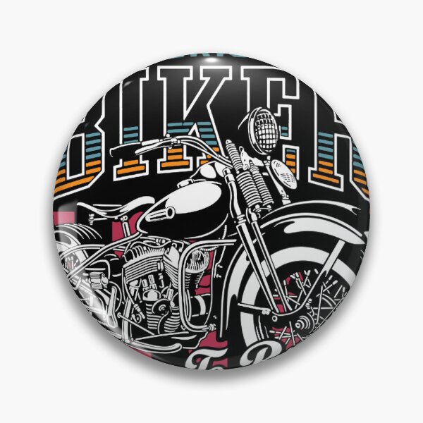 Item preview, American Biker – Classic Vintage Style Motorcycle | Live to Ride designed and sold by MuninosShop.