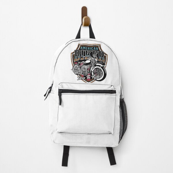 Item preview, American Biker – Classic Vintage Style Motorcycle | Live to Ride designed and sold by MuninosShop.