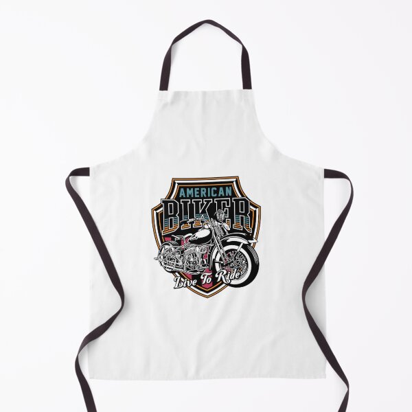 Item preview, American Biker – Classic Vintage Style Motorcycle | Live to Ride designed and sold by MuninosShop.