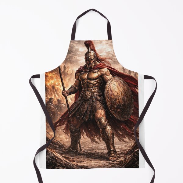 Item preview, Spartan Warrior Art – Ancient Greek Hoplite, Epic Battle Hero, Mythology Fantasy Armor Illustration designed and sold by Dominik1994.