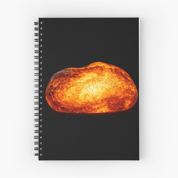 Item preview, Amber Stone Art Print – Glowing Amber Rock, Natural Resin Texture, Organic Golden Stone Design, Warm Earth Tone Artwork, Minimalist Nature Aesthetic designed and sold by QYNOX.