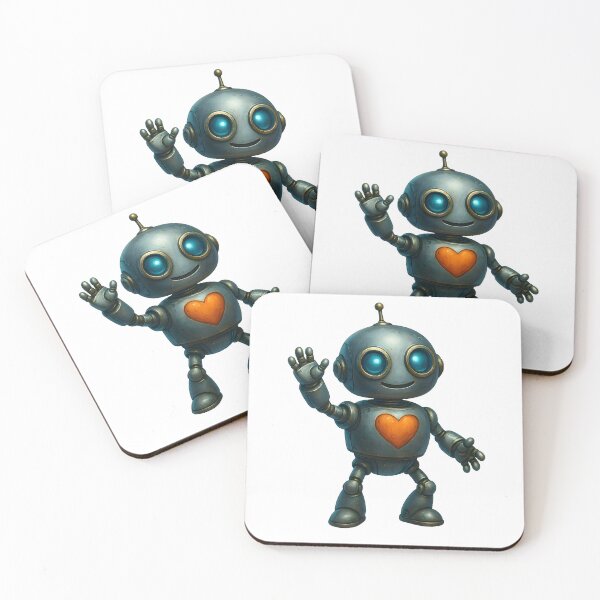 Item preview, Friendly Robot Waving Hello designed and sold by Yomere.