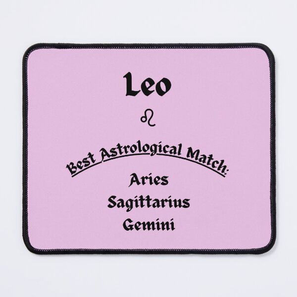 Item preview, Leo Best Astrological Match – Minimal Zodiac Compatibility Design designed and sold by MOKRONOS.
