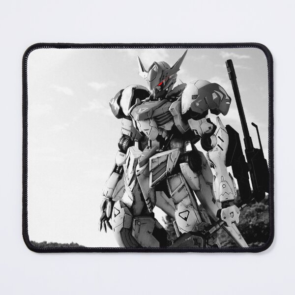 Item preview, Barbatos lupus Gundam iron blood vector Digital Artwork black white designed and sold by sabartgunpla.
