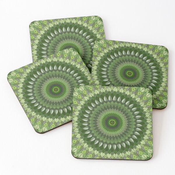 Item preview, Green Leaf Mandala designed and sold by MsCozyy99.