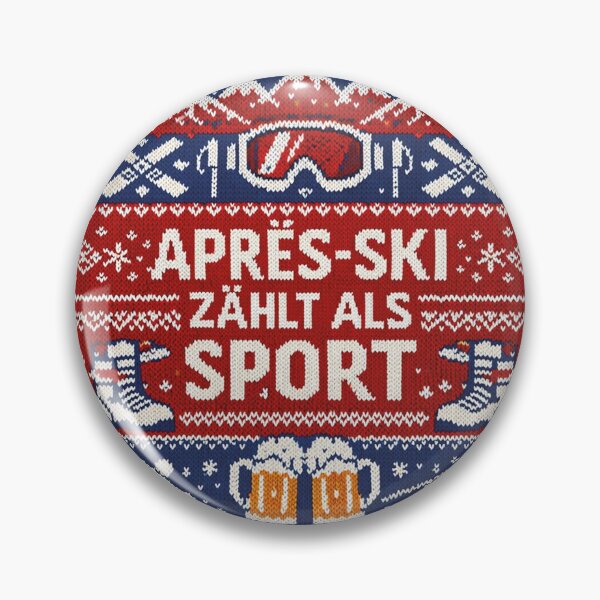 Item preview, Après-ski is considered a sport with a knitted look design designed and sold by Mauswohn.