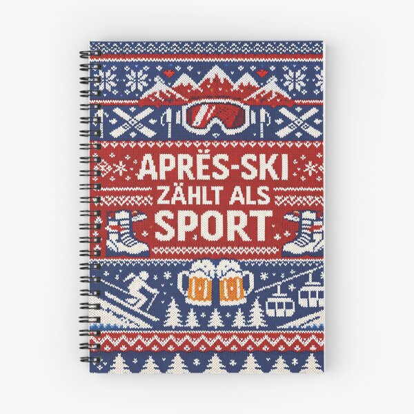 Item preview, Après-ski is considered a sport with a knitted look design designed and sold by Mauswohn.