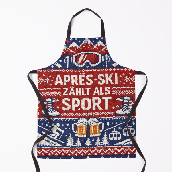 Item preview, Après-ski is considered a sport with a knitted look design designed and sold by Mauswohn.